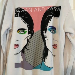 Tegan and Sara oversized sweatshirt